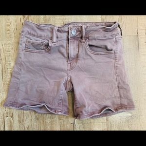 American Eagle Mauve Midi shorts size 2 Stretch